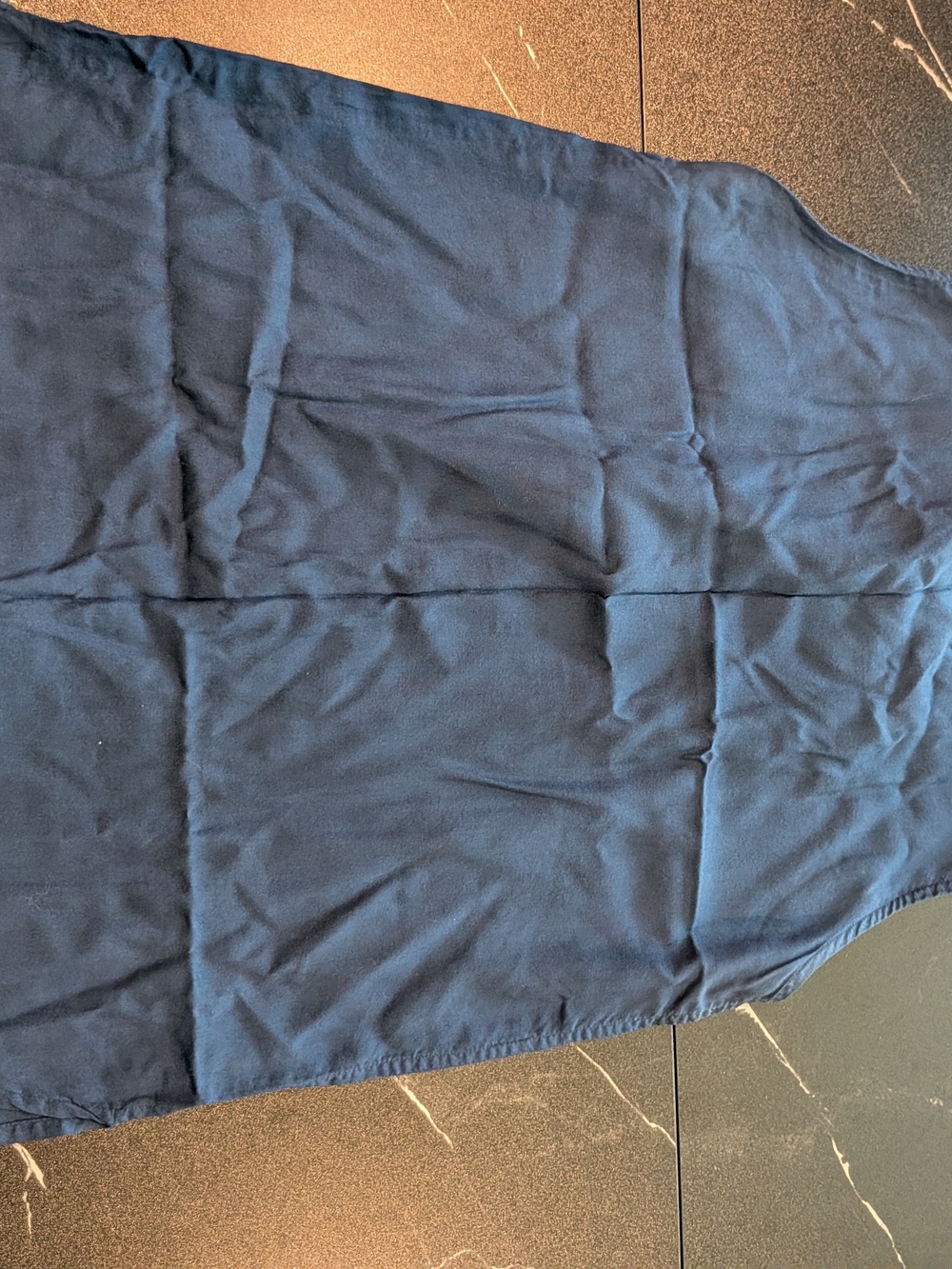 VINTAGE L.L. Bean Navy V-Neck Sleeveless Button Front Camisole - Picture 7 of 7
